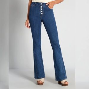 Modcloth Sultry Flared Jeans